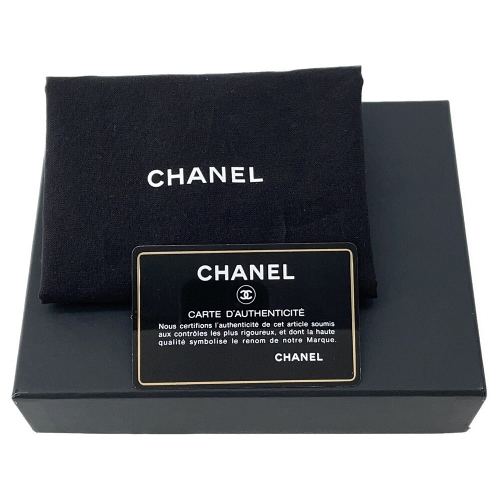 CHANEL Authentic Blue Lambskin Leather Logo Wallet - Picture 16 of 16